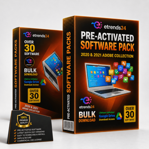 Pre Activated Software Pack