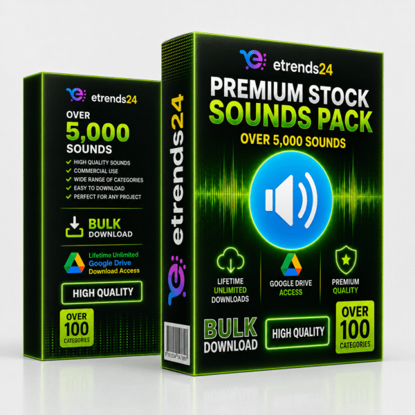 5,000+ Premium Stock Sounds Pack
